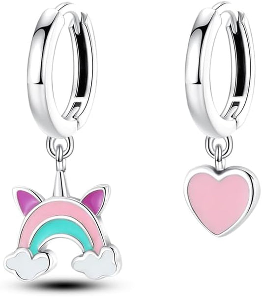 925 Sterling Silver Women Earrings, Sparkling Star and Moon Earrings, Various Hypoallergenic Earrings, Best Gift for Women