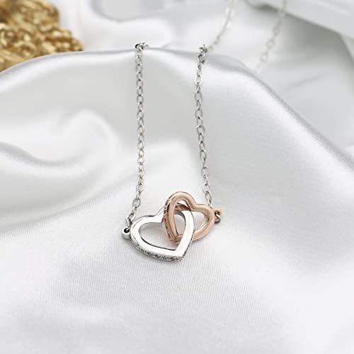 To My Soulmate Necklace For Women, Soul Mate Jewelry for Women, Future Wife Gifts, To My Wife Necklace from Husband, Gifts for Girlfriend, Pendant With Message Card
