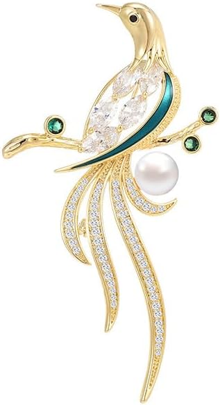 Animal Brooch for Women Girls 18k Gold Plated Animal Brooch Pin Rhinestone Animal Brooch Lapel Pin Jewelry Thanksgiving Day Birthday Wedding Gifts for Mom Wife