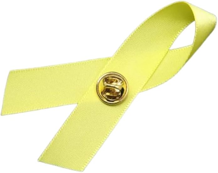 1/2/5/10/25/50/100pcs Satin Awareness Ribbon Pins (Pick your color), for Cancer & Disease Awareness, Bulk Quantities for Fundraising, Events, Gift Giving