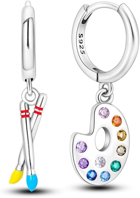 925 Sterling Silver Women Earrings, Sparkling Star and Moon Earrings, Various Hypoallergenic Earrings, Best Gift for Women