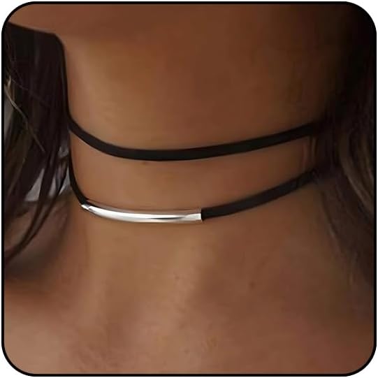 Sora Tuki Black Choker Necklace for Women 1cm-3cm Wide Velvet Leather Lace Chocker Tattoo Collar 90s Goth Jewelry