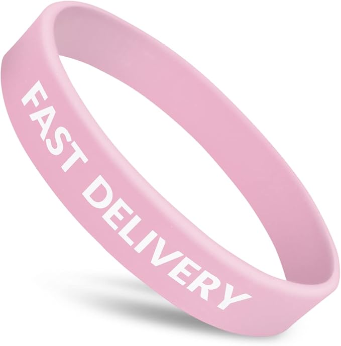 Super Rush Wristbands | Fast Delivery | Fully Customizable | Great For Events, Fundraisers & Promotions | 1/2" Wide | Available In Bulk