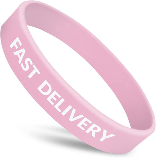 Super Rush Wristbands | Fast Delivery | Fully Customizable | Great For Events, Fundraisers & Promotions | 1/2" Wide | Available In Bulk