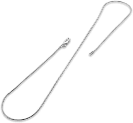 PORI JEWELERS 925 Sterling Silver Italian Magic Snake Chain Necklace - 16"-30"