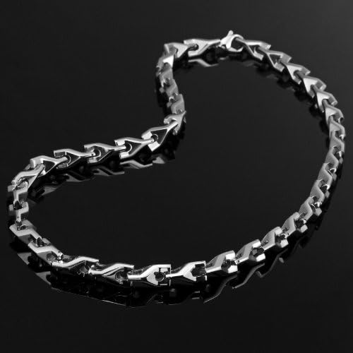 Urban Jewelry Astro Snake 18K Gold plated/Stainless steel Men's Heavy Weight Tungsten Carbide Base Link Necklace Chain