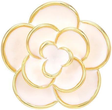 Flower Brooch Pin - Rhinestone Flower Pin 18k Gold Plated - Thanksgiving Day, Birthday, Wedding Gifts for Mom, Wife