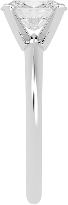 Houston Diamond District 1 to 5 Carat LAB GROWN Solitaire IGI CERTIFIED Diamond Engagement Ring (E-F Color VS2-SI1 Clarity)