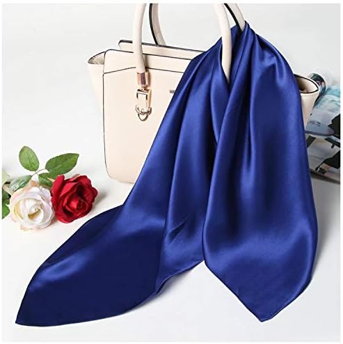 ANDANTINO 100% Mulberry Silk Scarf -21” Lightweight Square Neckerchief – Breathable Digital Printed Scarves with Gift Packed