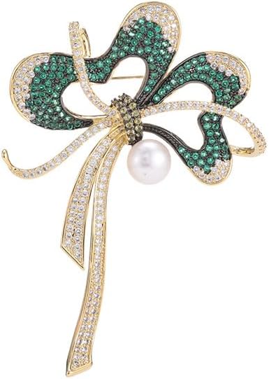 14K Gold Luxury Butterfly Brooch Sparkling Moissanite Accents & Enamel Painted Details, Retro Chic for Cheongsam, Coats & Formal Attire