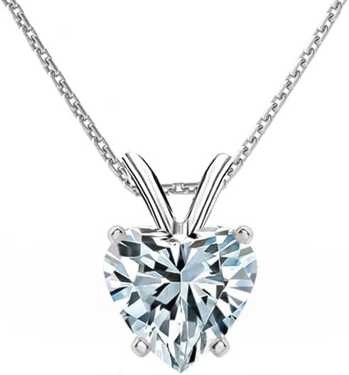 The Diamond Deal 1/4 Carat - 5 Carat | IGI Certified Lab Grown Diamond Pendant Necklace For Women | 14K White, Yellow Or Rose Gold | Lab Created Solitaire Lab-Grown Diamond Pendant Necklace