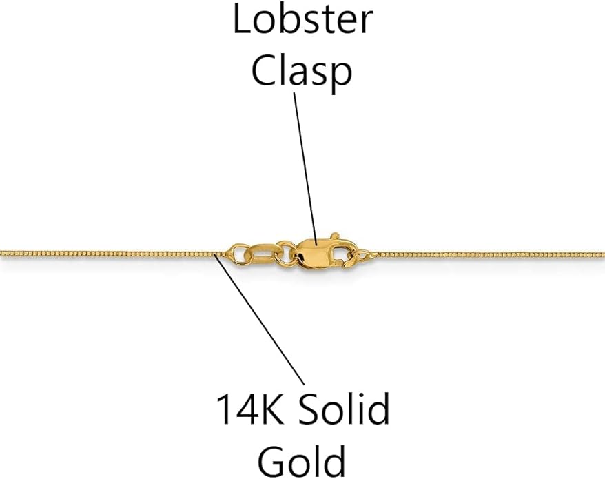 Savlano 14K Solid Gold Italian Chain Figaro, Rope, Mariner, Box, Cuban 14 Karat Anklet for Women Comes With Gift Box - Made in Italy