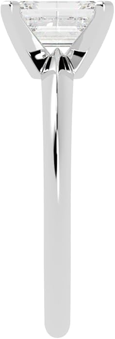 Houston Diamond District 1 to 5 Carat LAB GROWN Solitaire IGI CERTIFIED Diamond Engagement Ring (E-F Color VS2-SI1 Clarity)