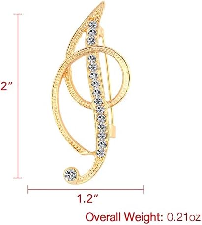 DSADKI A-Z Lette Brooch 26 Initial Pins Gold Plated Metal Brooches - Clear Crystal Rhinestone Brooch Breastpin for Women