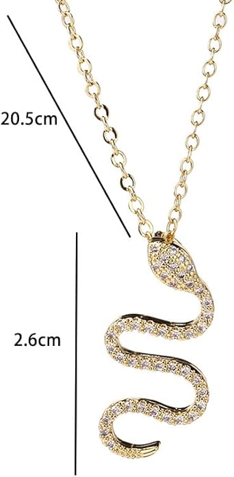 18k Gold Plated Necklace for Women Trendy Dainty Charm Evil eye Italian horn hummingbird starfish seashell bow elephant snake butterfly ladybug PendentMinimalist Delicate Jewelry for Women
