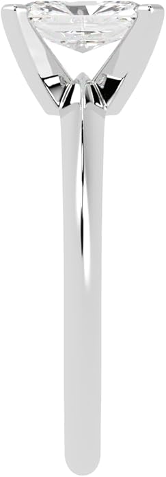 Houston Diamond District 1 to 5 Carat LAB GROWN Solitaire IGI CERTIFIED Diamond Engagement Ring (E-F Color VS2-SI1 Clarity)