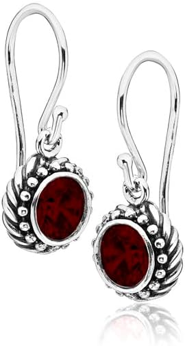 JEAN RACHEL JEWELRY 925 Sterling Silver Dangle Earrings for Women - Rope with Cubic Zirconia Vintage Design - Hypoallergenic, Lead & Nickel Free - Artisan Handcrafted Statement Earrings
