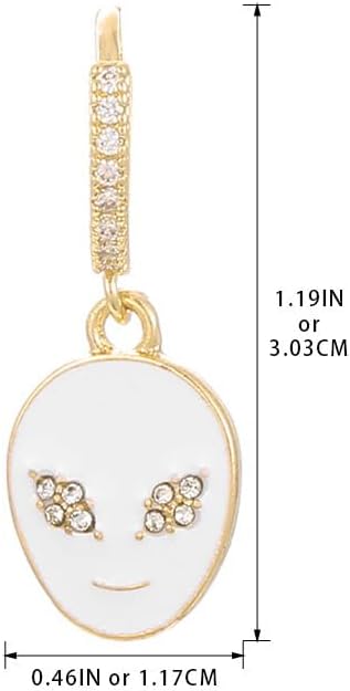 Madison Tyler 80s 90s Earrings for Women | Fun UFO Alien Earrings Space Earrings for Women