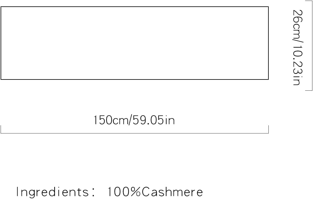 NUOHEMULE Luxury 100% Cashmere Scarf for Women & Men, 59''x10'' Extra Warm Winter Scarf, Blanket Scarves in Premium Gift Box