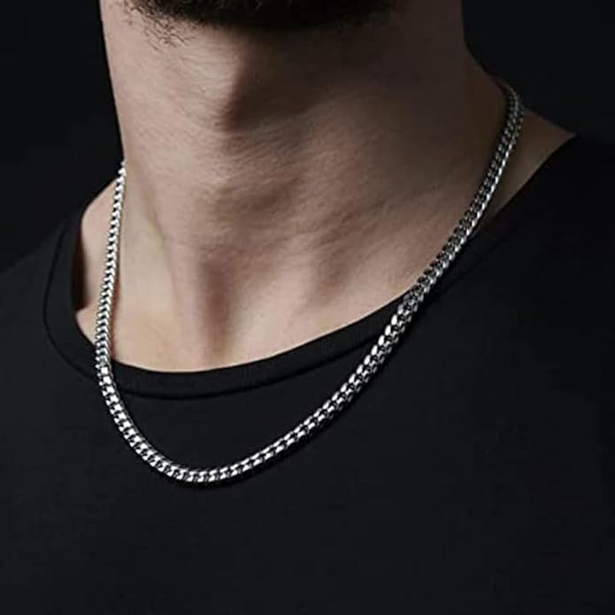 KOLMALK Brother Necklace - Cuban Link Chain Necklace for Men, To My Brother Gift from Sister for Birthday, Anniversary or Christmas