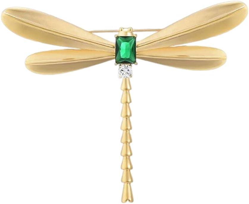 18K Gold Brooch Rhinestone Animal Brooch Pin Elegant Lapel Pin Wedding Jewelry Christmas Gift Dress Accessories for Women