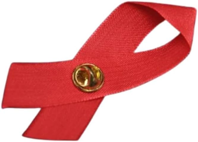 1/2/5/10/25/50/100pcs Satin Awareness Ribbon Pins (Pick your color), for Cancer & Disease Awareness, Bulk Quantities for Fundraising, Events, Gift Giving