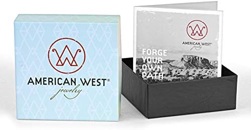 American West Jewelry Sterling Silver Women’s Drop & Dangle Earrings Leaf and Squash Blossom Design Choice of Gemstone