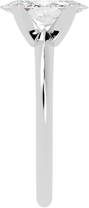 Houston Diamond District 1 to 5 Carat LAB GROWN Solitaire IGI CERTIFIED Diamond Engagement Ring (E-F Color VS2-SI1 Clarity)