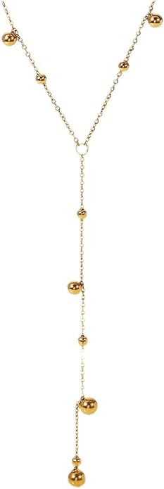 Irregular Y2k Long Y-shaped Necklace with Zircon Inlaid Sparkling Brick Tassel Pendant Double-Layer Chain High-end Fashion Accessory Women's