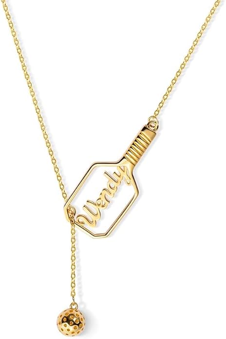 callie Personalized Volleyball|Basketball|Hockey|Baseball|Soccer|Pickleball Necklace - Custom Name & Number, Jewelry Gifts for Sports Lover
