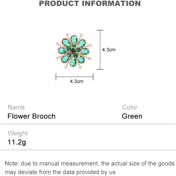 14K Gold High-End Suit Coat Pin, Unique Design Little Bee Flower Gold Brooch Pin for Women, Vintage Brooch