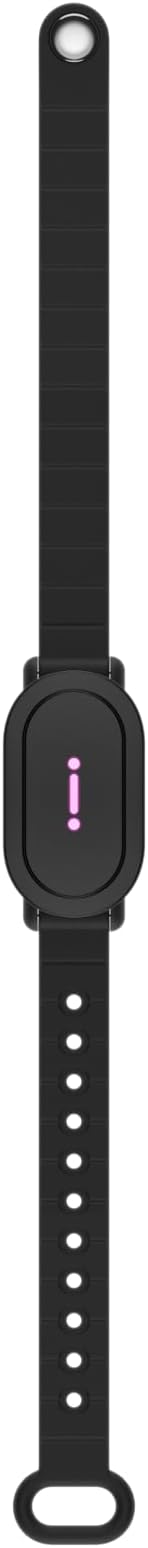 BOND TOUCH 4 POP Long-Distance Relationship Smart Bracelet for Couples to Feel Connected (1 Unit) Long Battery Life, Bluetooth Connection, Haptic Vibration, Compatible with iOS and Android (Black)