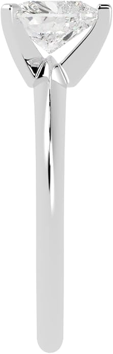 Houston Diamond District 1 to 5 Carat LAB GROWN Solitaire IGI CERTIFIED Diamond Engagement Ring (E-F Color VS2-SI1 Clarity)