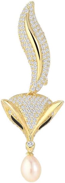Animal Brooch for Women Rhinestone Brooch Pin 18k Gold Plated Animal Lapel Pin Fashion Jewelry Gift for Mom Wife
