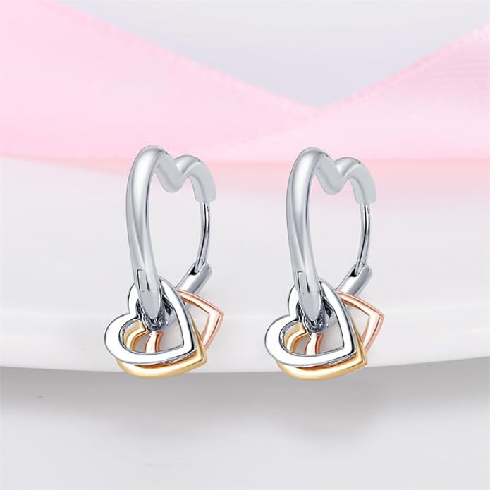 925 Sterling Silver Women Earrings, Sparkling Star and Moon Earrings, Various Hypoallergenic Earrings, Best Gift for Women