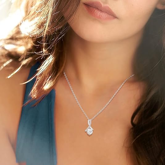 To My Soulmate Necklace For Women, Soul Mate Jewelry for Women, Future Wife Gifts, To My Wife Necklace from Husband, Gifts for Girlfriend, Pendant With Message Card