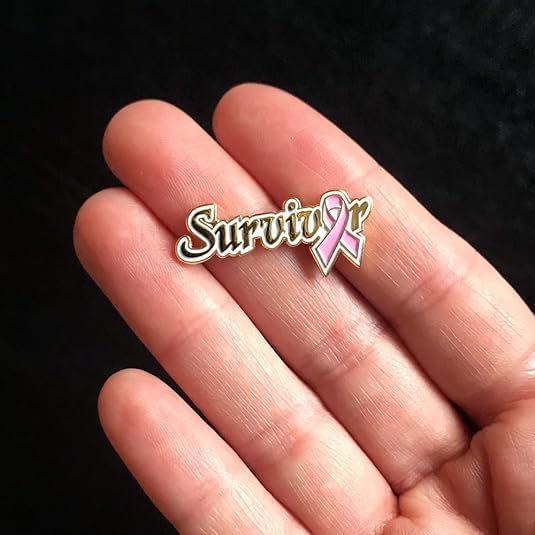 PinMarts Breast Cancer Ribbons and Breast Cancer Awareness Enamel Pins - Perfect Breast Cancer Gifts for Women, Events, Fundraisers, and Breast Cancer Awareness Decoration