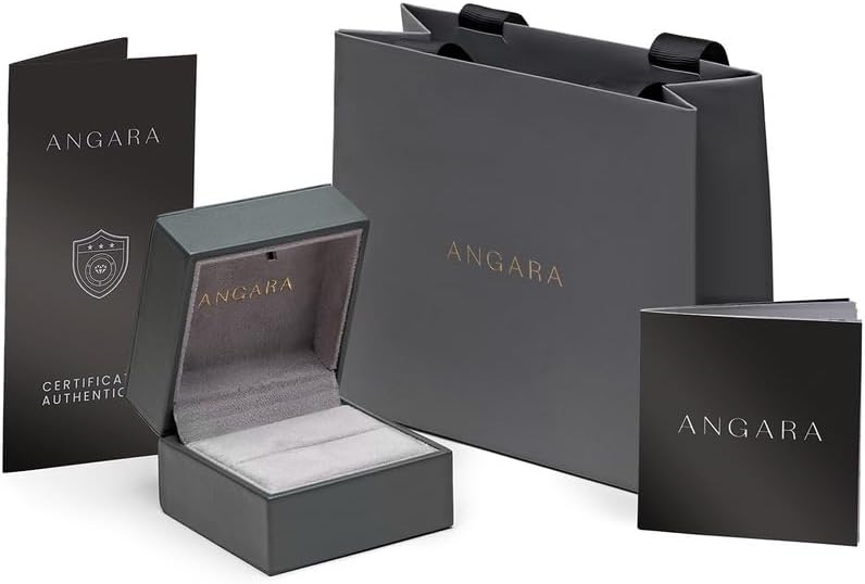 Angara Natural London Blue Topaz Solitaire Pendant for Women | Round Blue Topaz Pendant Necklace in 14K Solid Gold/Silver/Platinum With 18" Chain | December Birthday, Gemstone Jewelry Gift