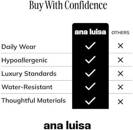 Ana Luisa Layered Necklaces for Women - Chic 14K Gold Plated Chains with Two Separate Necklaces for a Layered Look - Trendy Charm Necklace - Hypoallergenic & Tarnish-Free, Dainty Gold Chain Necklace