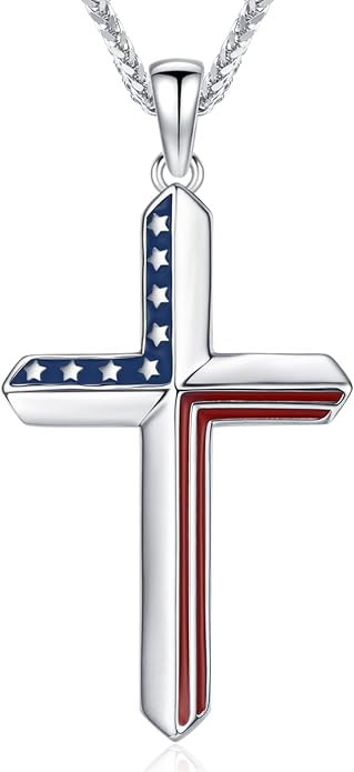 Cross Necklace for Men 925 Sterling Silver Celtic Cross Pendant Christian Jewelry Religious Christmas Gifts for Women