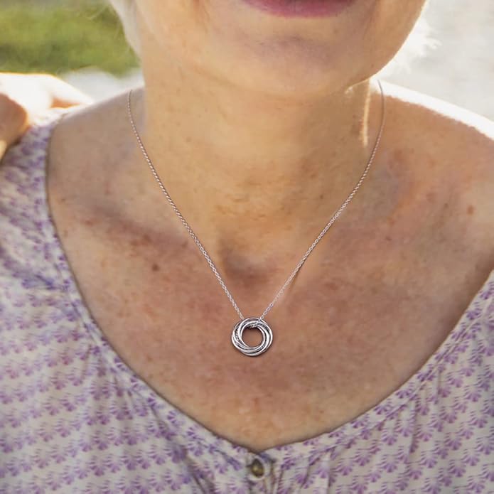 Birthday Gifts for Women Sterling Silver 30th 40th 50th 60th 70th 80th 90th Birthday Necklace For Her 3 4 5 6 7 8 9 Decade Jewelry 30 40 50 60 70 80 90 Years Old