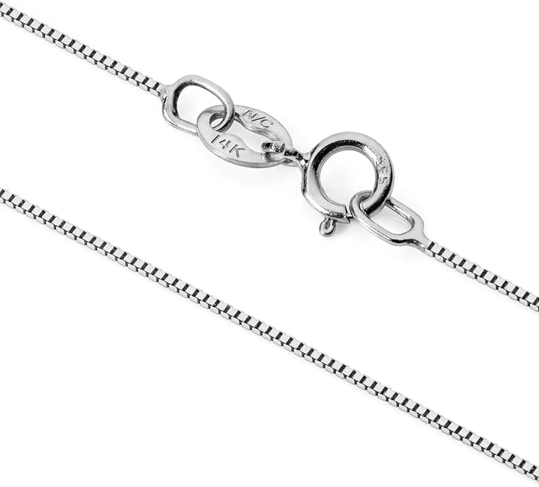 Everyday Elegance Solid 14K Gold Cubic Zirconia Solitaire Pendant Necklace for Women Heart, Princess, Round, Oval, Emerald, Pear & Cushion Cut 1 or 2 CTW | .60mm Thick 16" 18" Length Box Link Chain