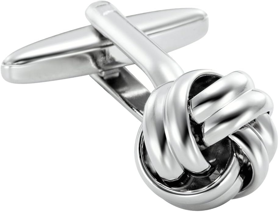 Stunning Mens Nautical Knot Stainless Steel Cufflinks