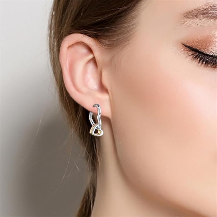 925 Sterling Silver Women Earrings, Sparkling Star and Moon Earrings, Various Hypoallergenic Earrings, Best Gift for Women