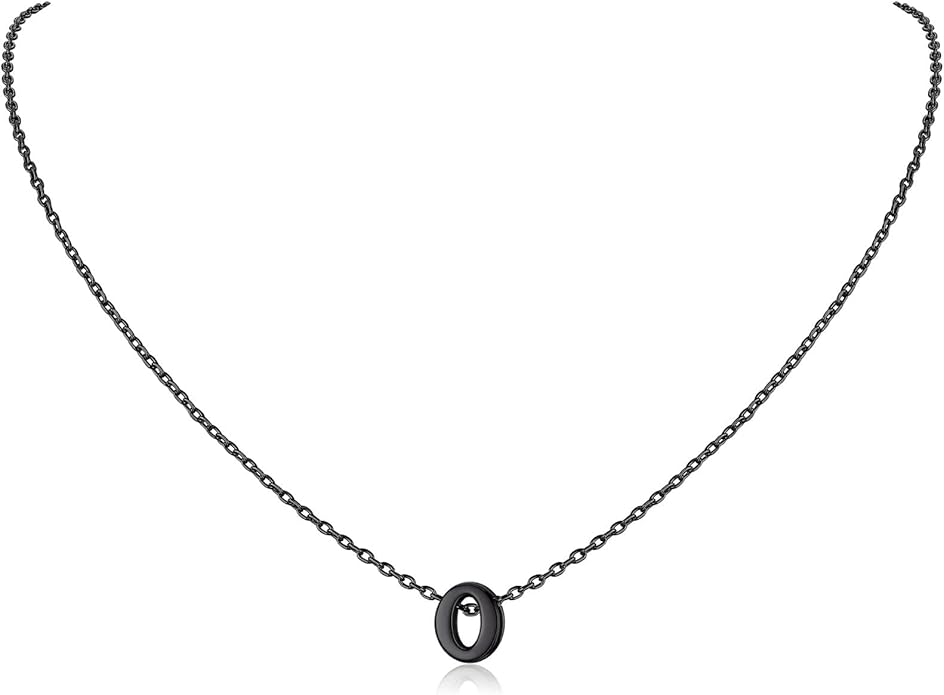 ChicSilver 925 Sterling Silver Initial Necklace for Women Dainty Letter Jewelry Personalized Gift