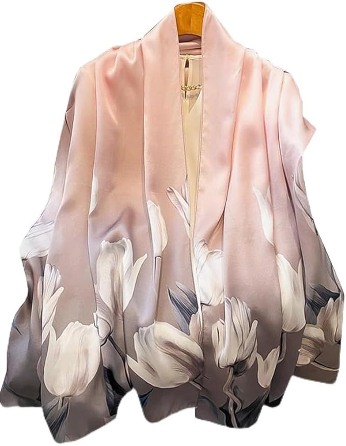 Hioyiwse Shawl Scarf For Women Lightweight Scarves Floral Pattern Formal Evening Dressesformal Shawl Summer Wraps