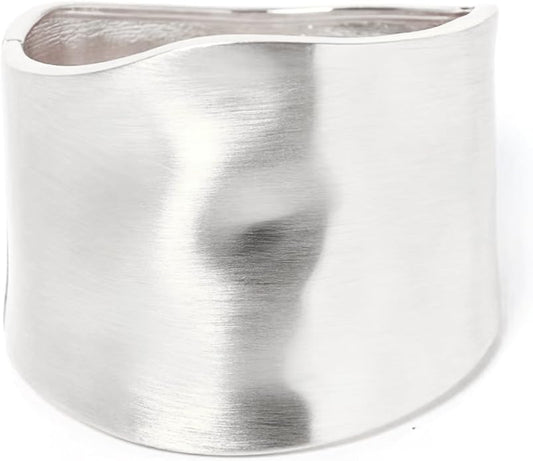 Bangle Bracelets for Women | 14K Gold Plated Trendy Wide Bracelets | Hinged Arm Cuff Bangles Chunky Bracelet for Women