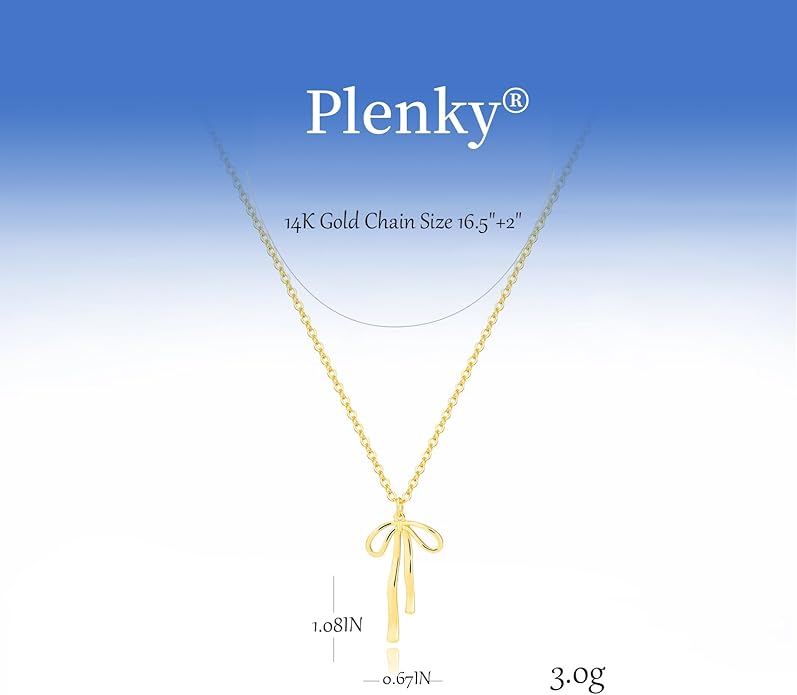 Gold Necklace for Women-14K Gold Plated Bow,Dragon,Shell, Palm Tree, Seahorse, Conch Shell,Sardines, Cowboy Boot,Bat,Bunny Pendant Beachy Jewelry for Women Gifts