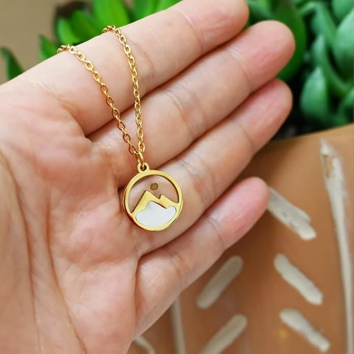 18k Gold Plated Necklace for Women Trendy Dainty Charm Evil eye Italian horn hummingbird starfish seashell bow elephant snake butterfly ladybug PendentMinimalist Delicate Jewelry for Women