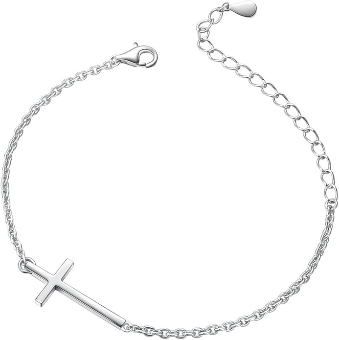 Anklet for Women S925 Sterling Silver Adjustable Foot Evil Eye Starfish Heart Bead Butterfly Celtic Knot Cross Multilayer Layered Ankle Bracelet Jewelry